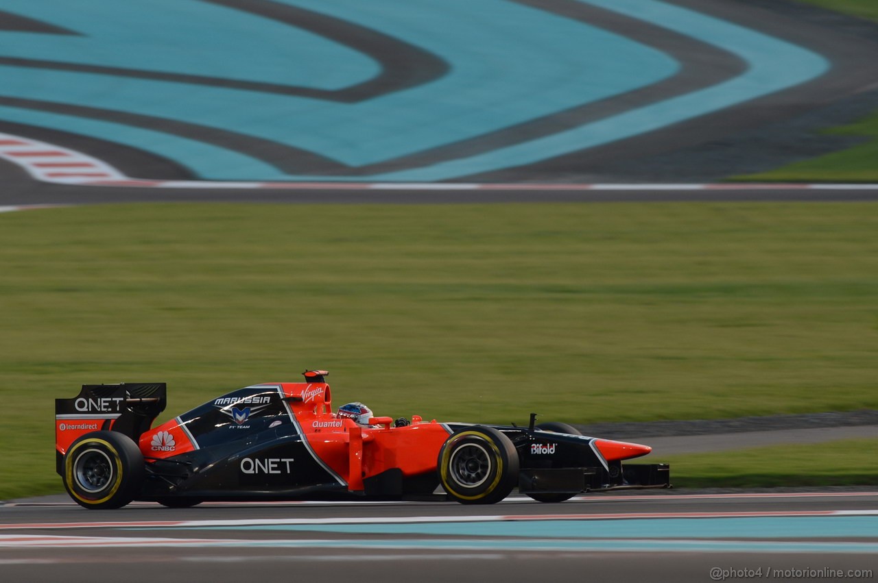 GP ABU DHABI, Qualifiche: Timo Glock (GER) Marussia F1 Team MR01