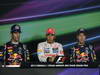 GP ABU DHABI, Qualifiche: Lewis Hamilton (GBR) McLaren Mercedes MP4-27 (pole position), Mark Webber (AUS) Red Bull Racing RB8 (secondo) e Sebastian Vettel (GER) Red Bull Racing RB8 (terzo)