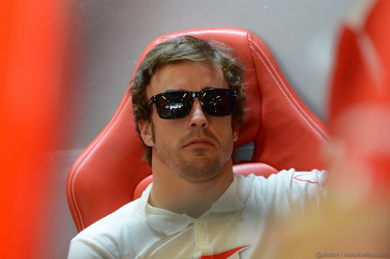 GP ABU DHABI, Prove Libere 1: Fernando Alonso (ESP) Ferrari F2012