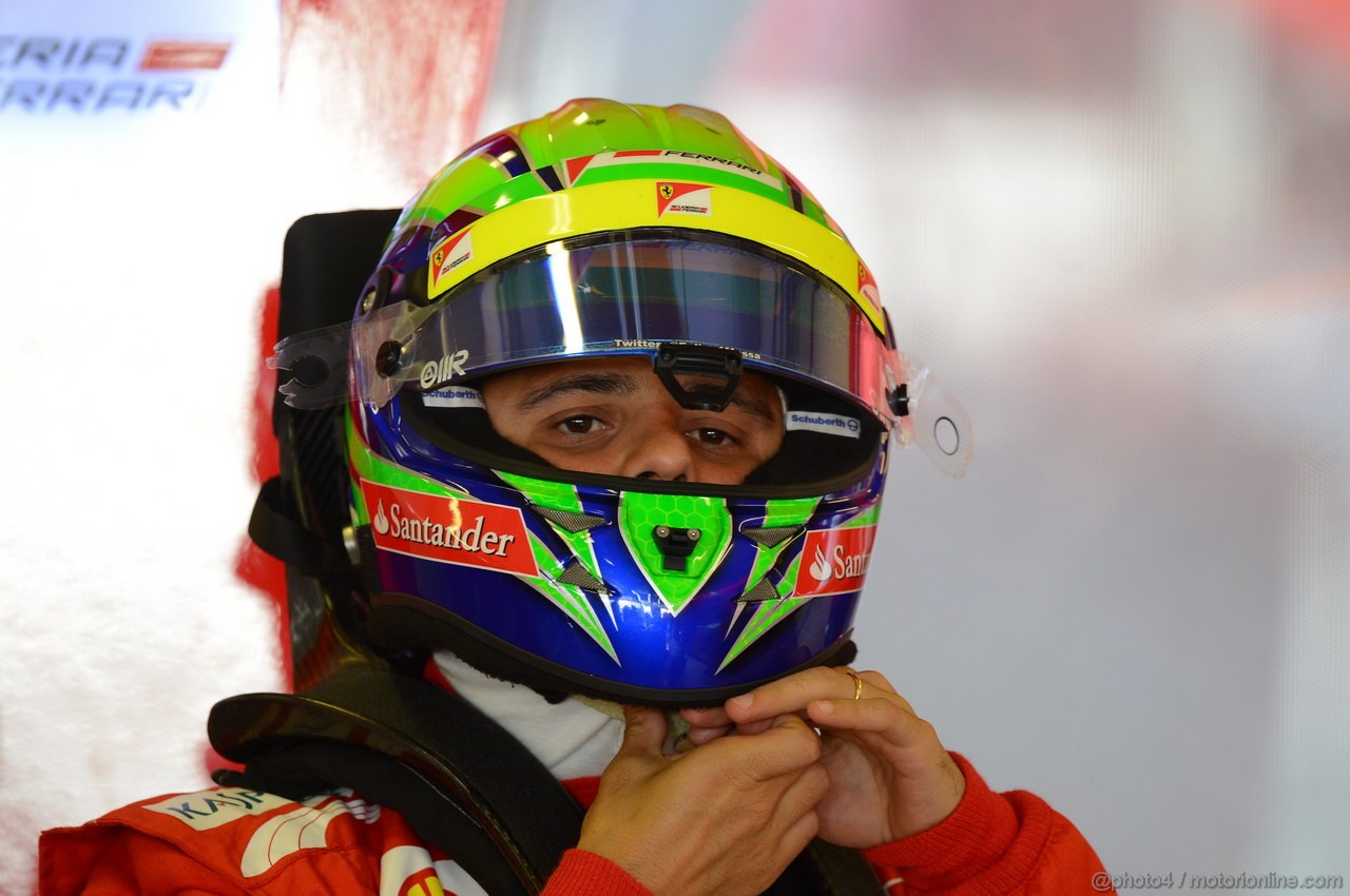 GP ABU DHABI, Prove Libere 1: Felipe Massa (BRA) Ferrari F2012