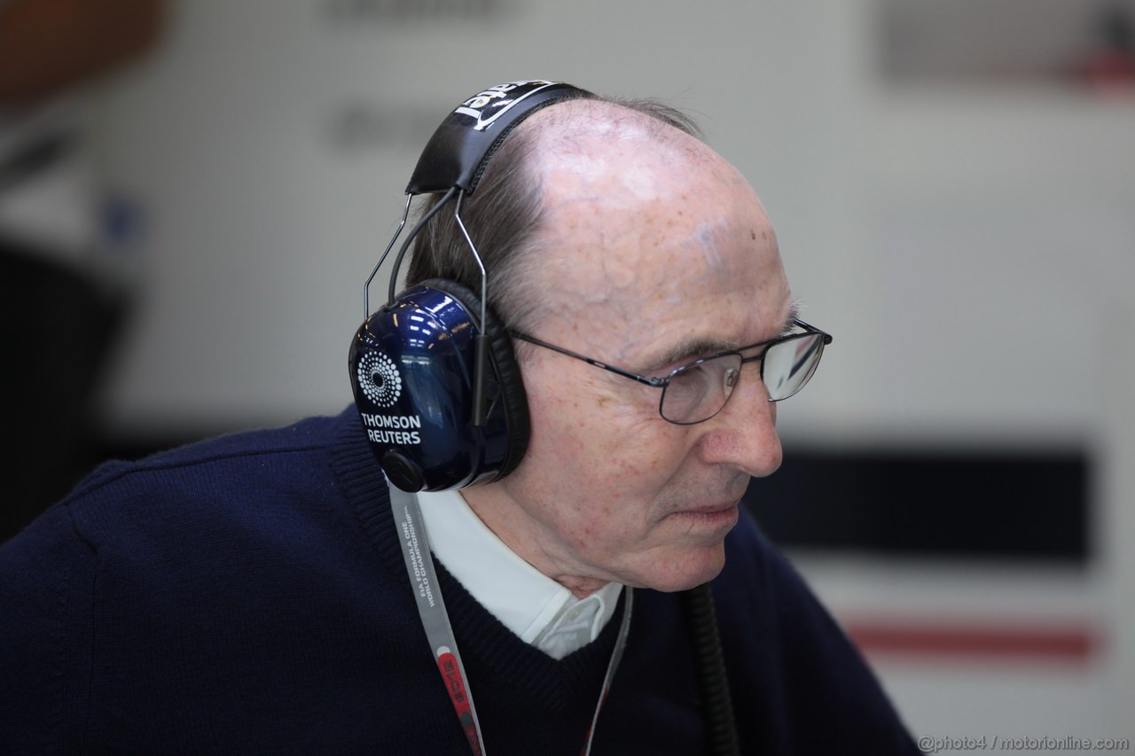 GP ABU DHABI, Prove Libere 1: Sir Frank Williams (GBR), Team Principal Williams F1 Team