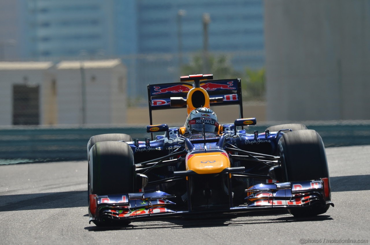 GP ABU DHABI, Prove Libere 1: Sebastian Vettel (GER) Red Bull Racing RB8