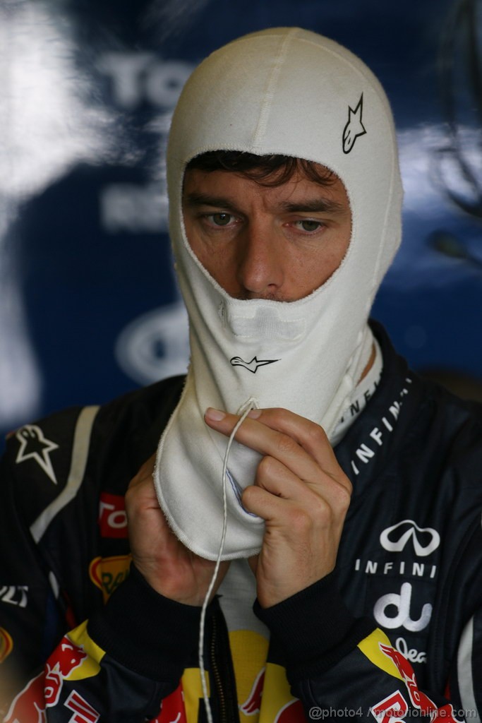 GP ABU DHABI, Prove Libere 1: Mark Webber (AUS) Red Bull Racing RB8