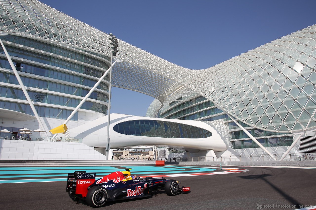 GP ABU DHABI, Prove Libere 1: Mark Webber (AUS) Red Bull Racing RB8