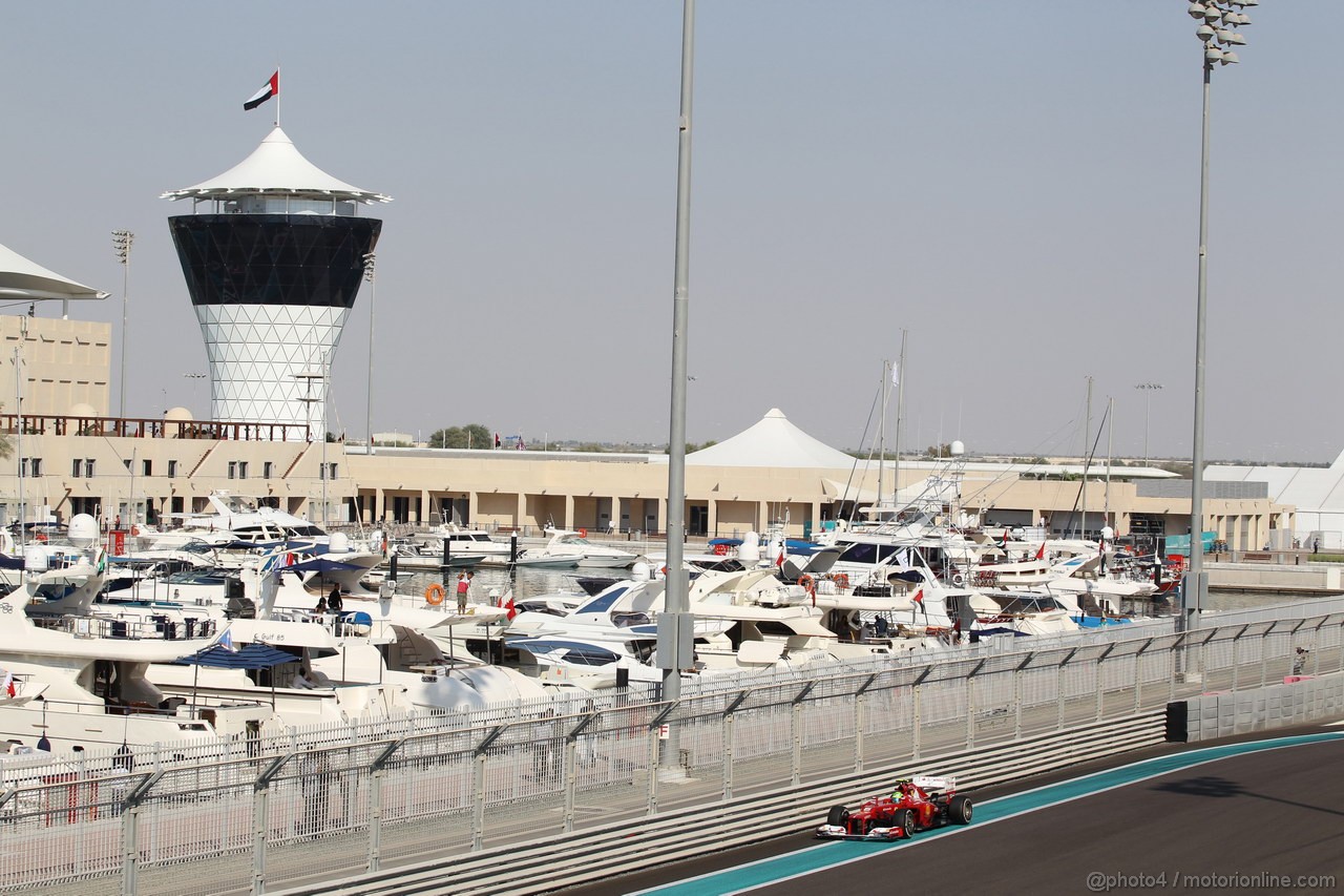 GP ABU DHABI, Prove Libere 1: Felipe Massa (BRA) Ferrari F2012