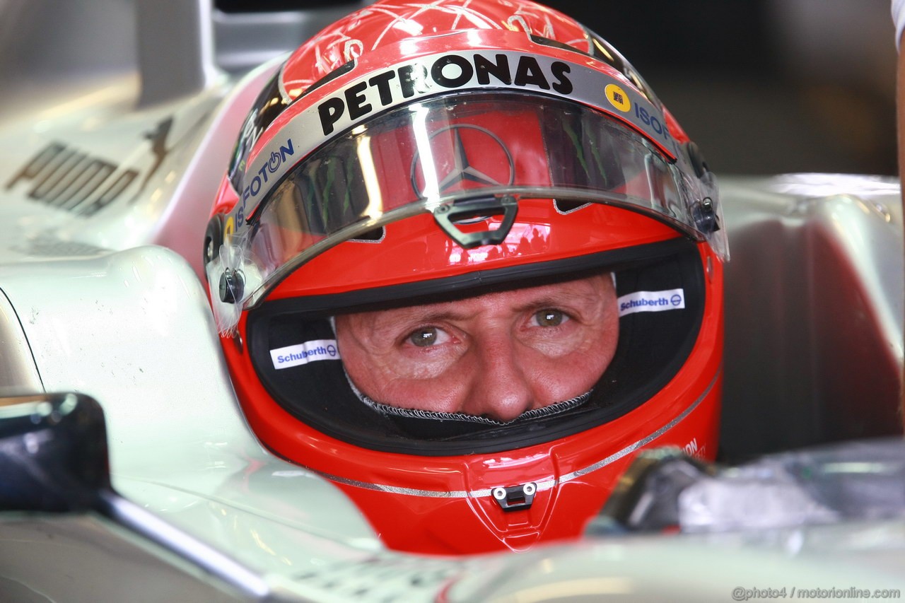 GP ABU DHABI, Prove Libere 1: Michael Schumacher (GER) Mercedes AMG F1 W03