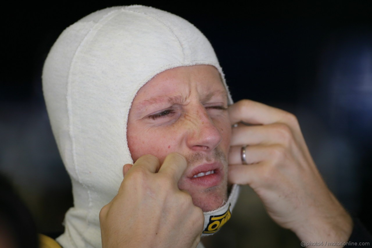 GP ABU DHABI, Prove Libere 1: Romain Grosjean (FRA) Lotus F1 Team E20