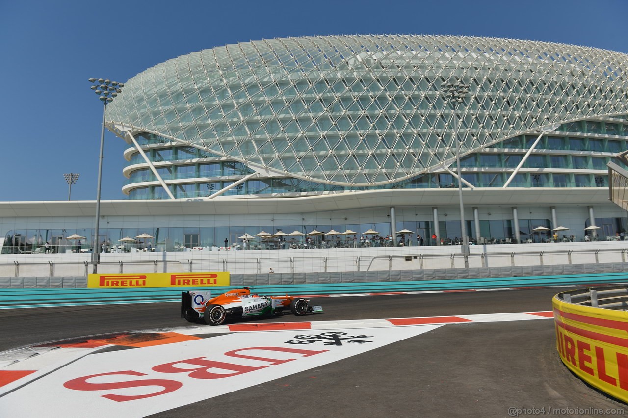 GP ABU DHABI, Prove Libere 1: Jules Bianchi (FRA), Test Driver, Sahara Force India Formula One Team VJM05