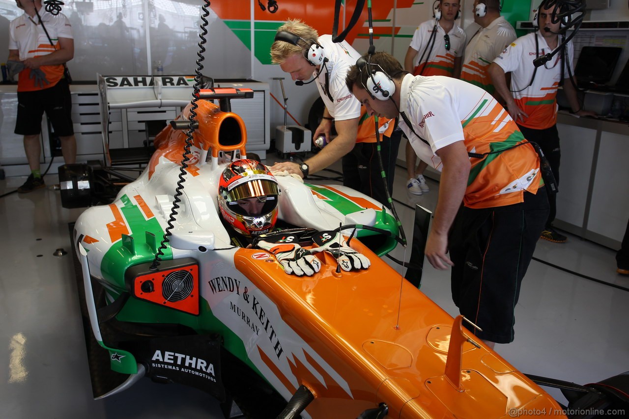 GP ABU DHABI, Prove Libere 1: Jules Bianchi (FRA), Test Driver, Sahara Force India Formula One Team VJM05