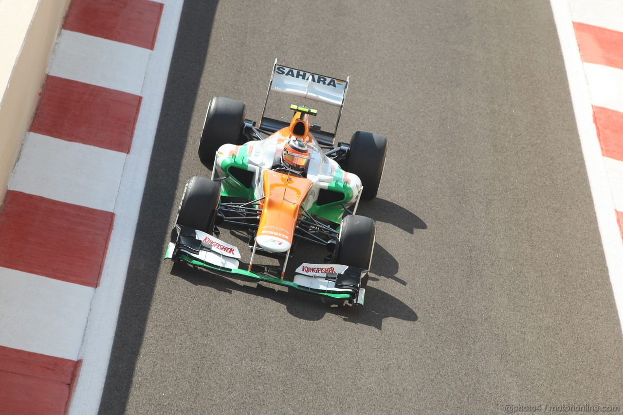 GP ABU DHABI, Prove Libere 1: Nico Hulkenberg (GER) Sahara Force India F1 Team VJM05