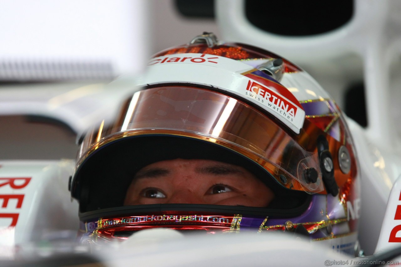 GP ABU DHABI, Prove Libere 1: Kamui Kobayashi (JAP) Sauber F1 Team C31