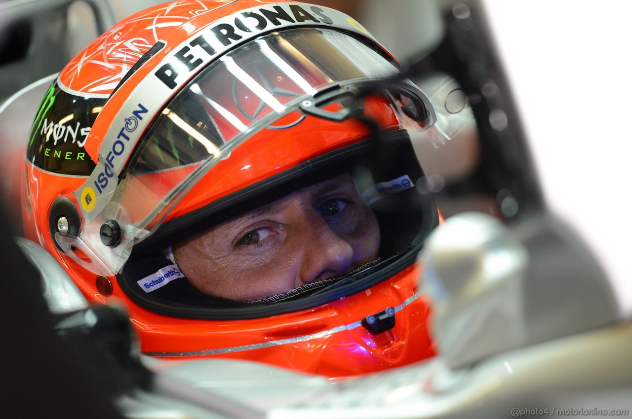 GP ABU DHABI, Prove Libere 2: Michael Schumacher (GER) Mercedes AMG F1 W03