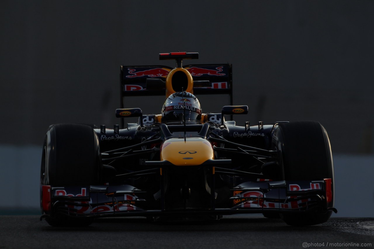 GP ABU DHABI, Prove Libere 2: Sebastian Vettel (GER) Red Bull Racing RB8