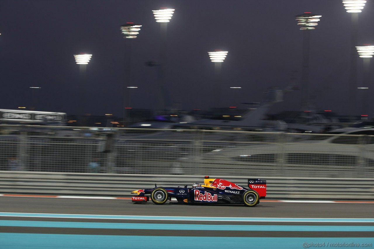 GP ABU DHABI, Prove Libere 2: Sebastian Vettel (GER) Red Bull Racing RB8