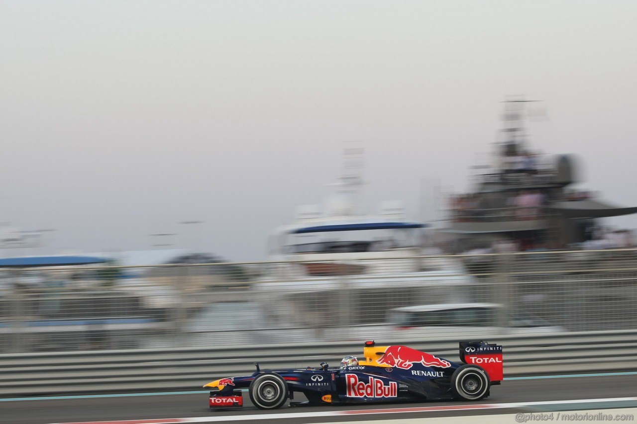 GP ABU DHABI, Prove Libere 2: Sebastian Vettel (GER) Red Bull Racing RB8