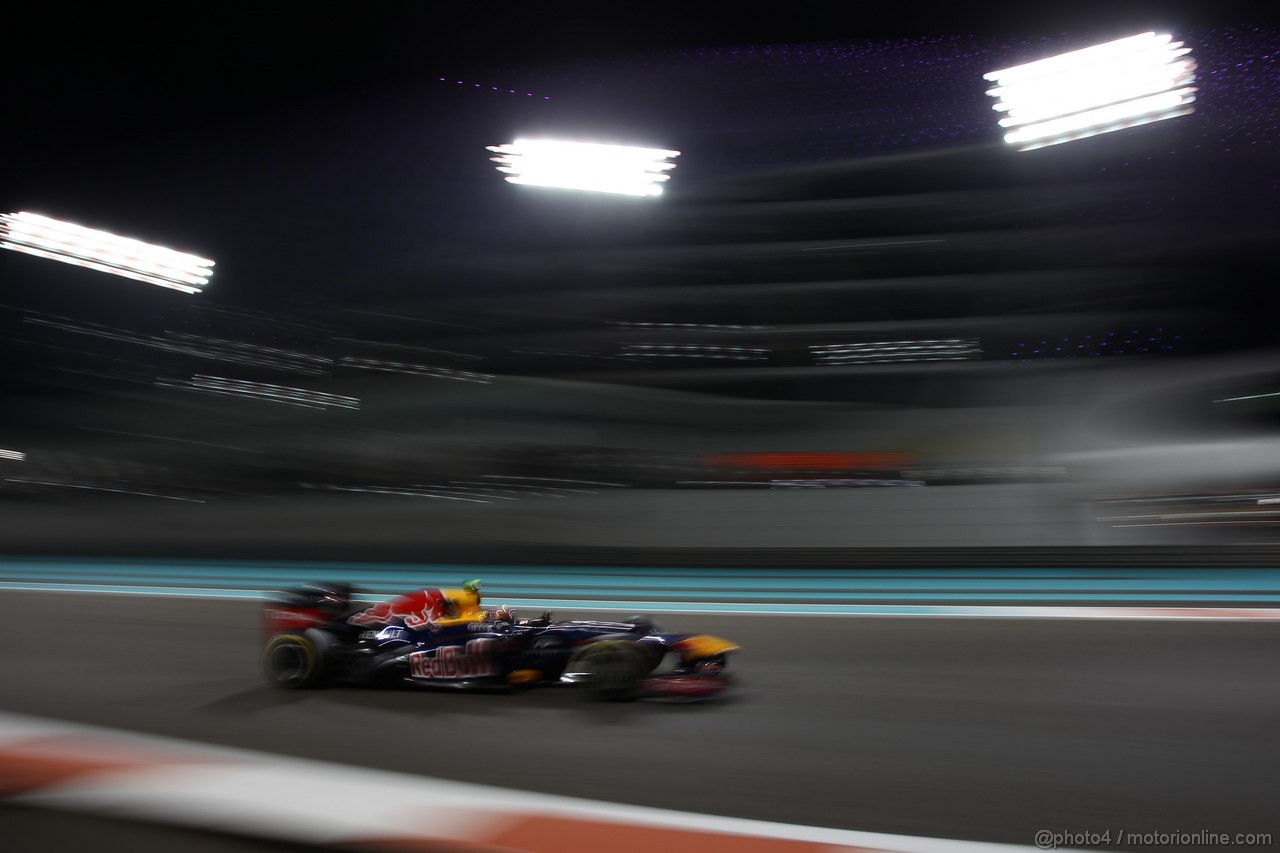 GP ABU DHABI, Prove Libere 2: Mark Webber (AUS) Red Bull Racing RB8