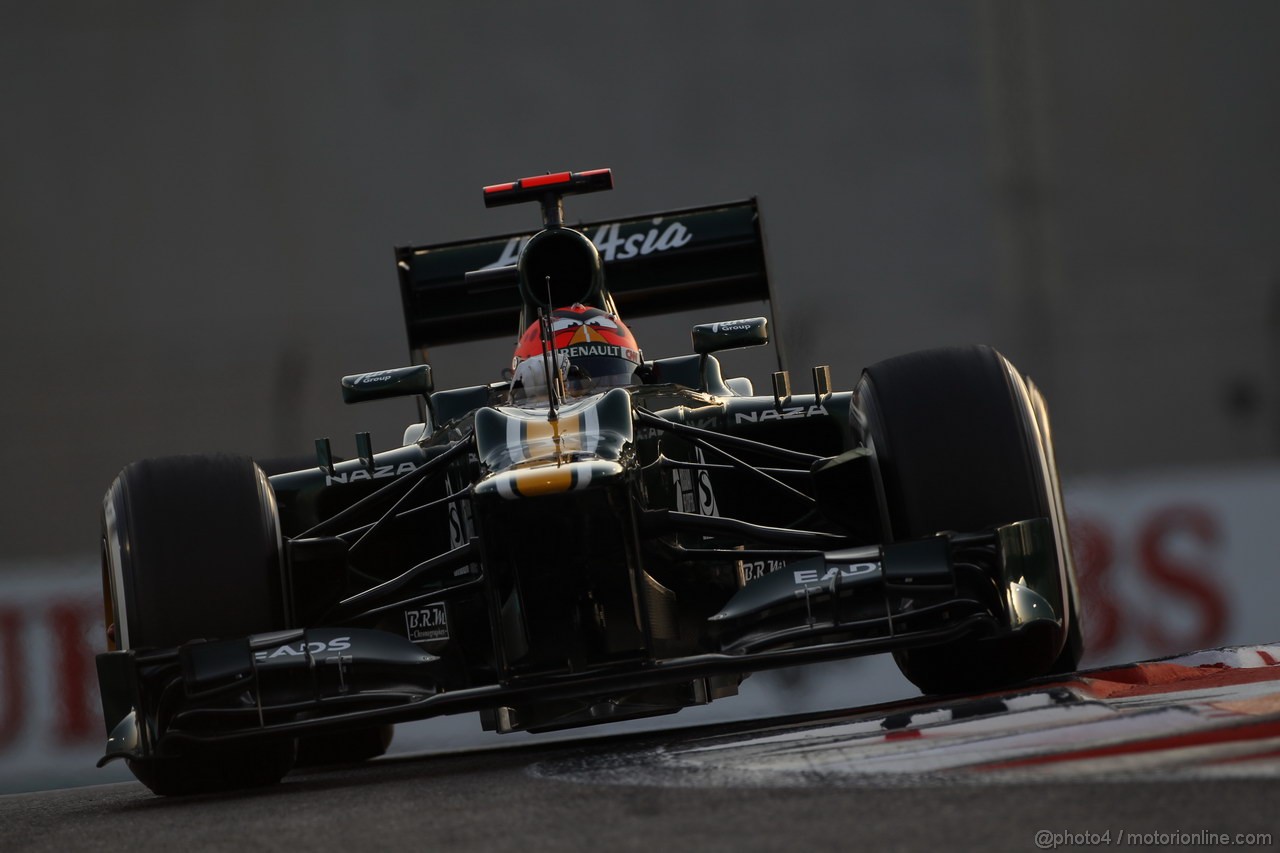 GP ABU DHABI, Prove Libere 2: Heikki Kovalainen (FIN) Caterham F1 Team CT01