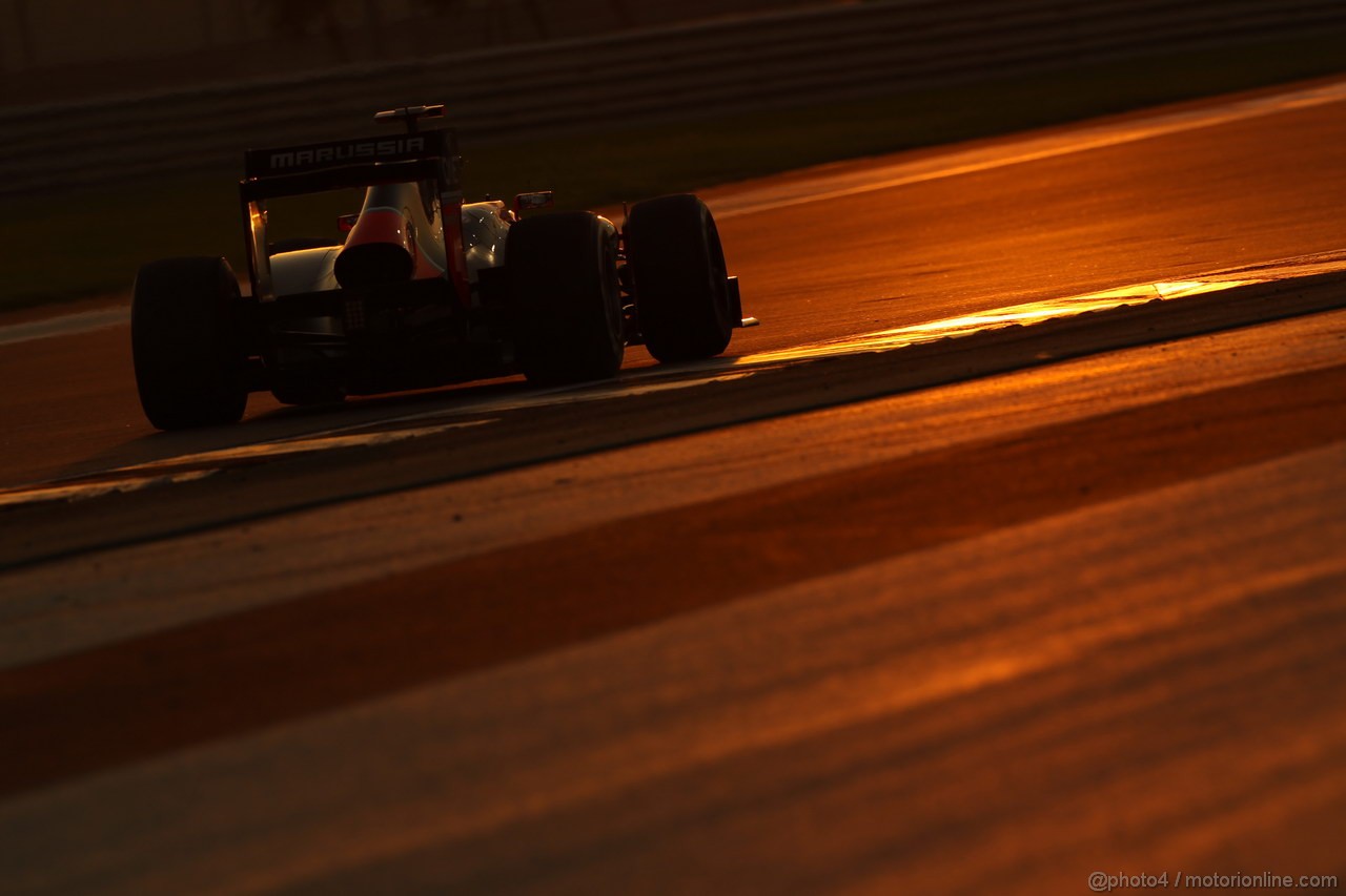 GP ABU DHABI, Prove Libere 2: Timo Glock (GER) Marussia F1 Team MR01