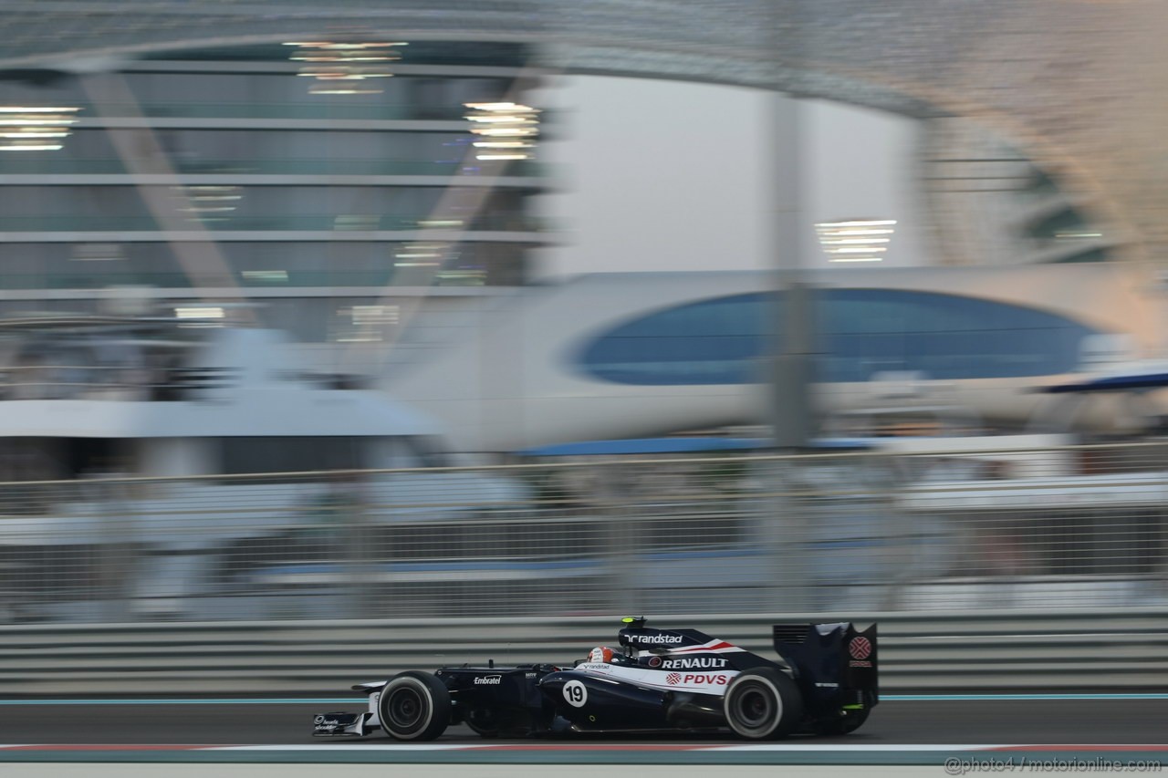 GP ABU DHABI, Prove Libere 2: Bruno Senna (BRA) Williams F1 Team FW34