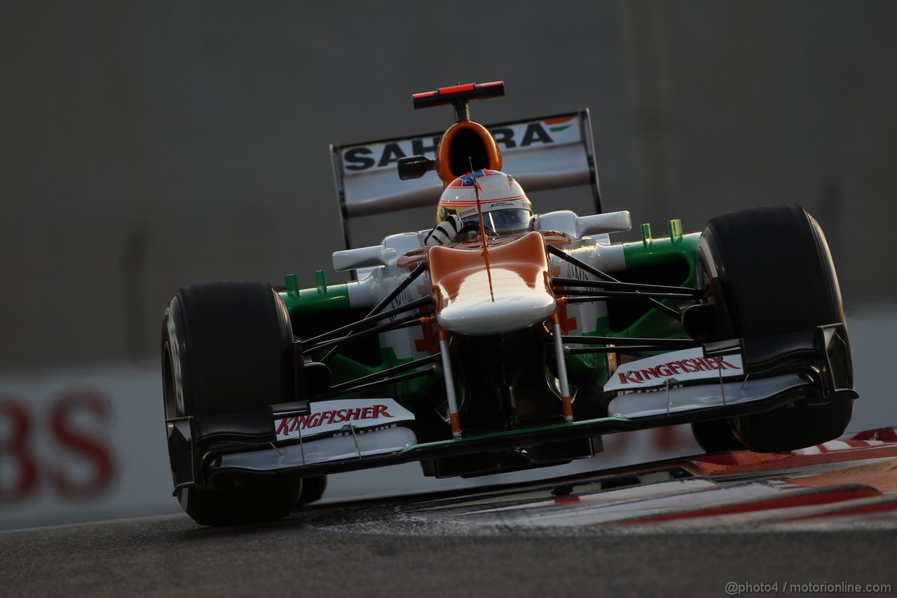 GP ABU DHABI, Prove Libere 2: Paul di Resta (GBR) Sahara Force India F1 Team VJM05