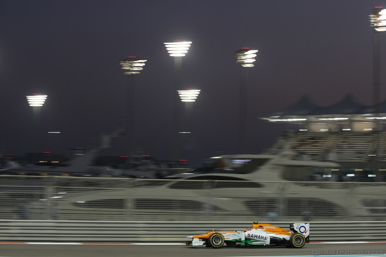 GP ABU DHABI, Prove Libere 2: Nico Hulkenberg (GER) Sahara Force India F1 Team VJM05