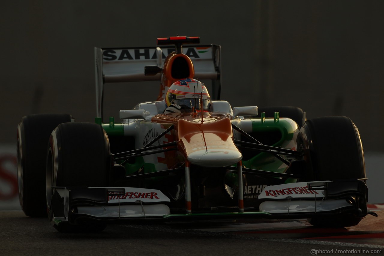 GP ABU DHABI, Prove Libere 2: Paul di Resta (GBR) Sahara Force India F1 Team VJM05