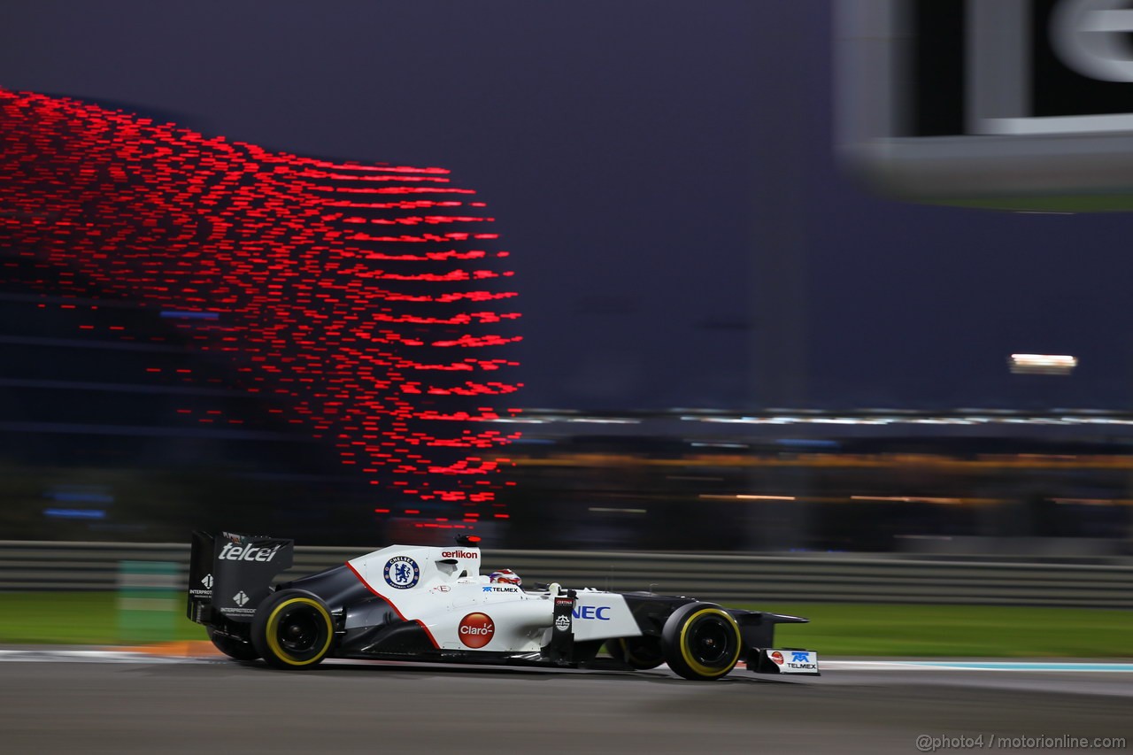 GP ABU DHABI, Prove Libere 2: Kamui Kobayashi (JAP) Sauber F1 Team C31