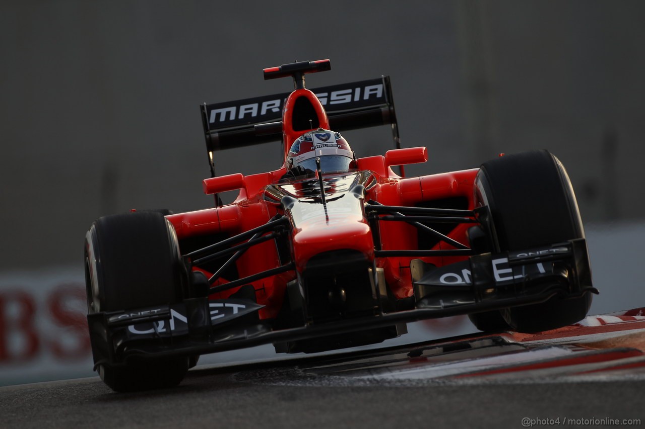 GP ABU DHABI, Prove Libere 2: Timo Glock (GER) Marussia F1 Team MR01