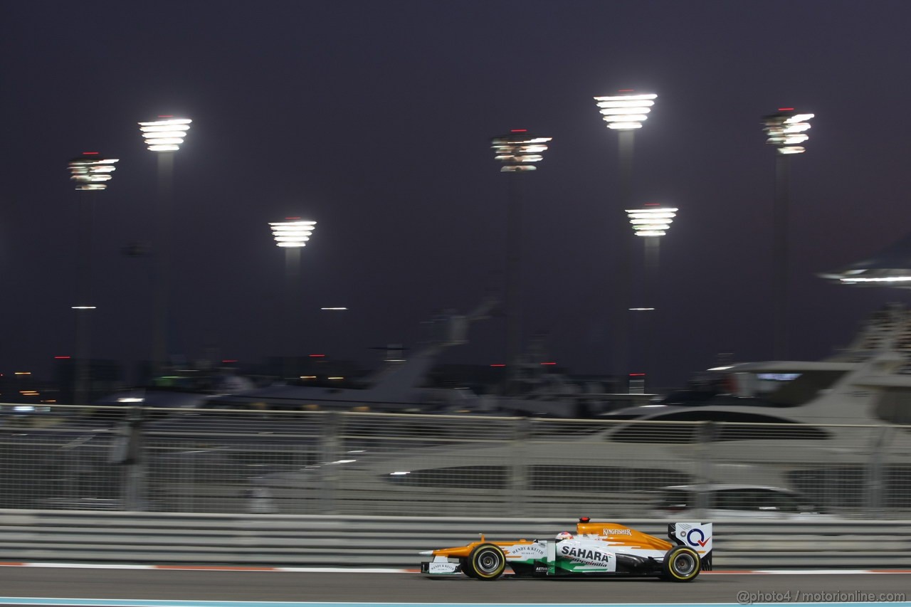 GP ABU DHABI, Prove Libere 2: Paul di Resta (GBR) Sahara Force India F1 Team VJM05