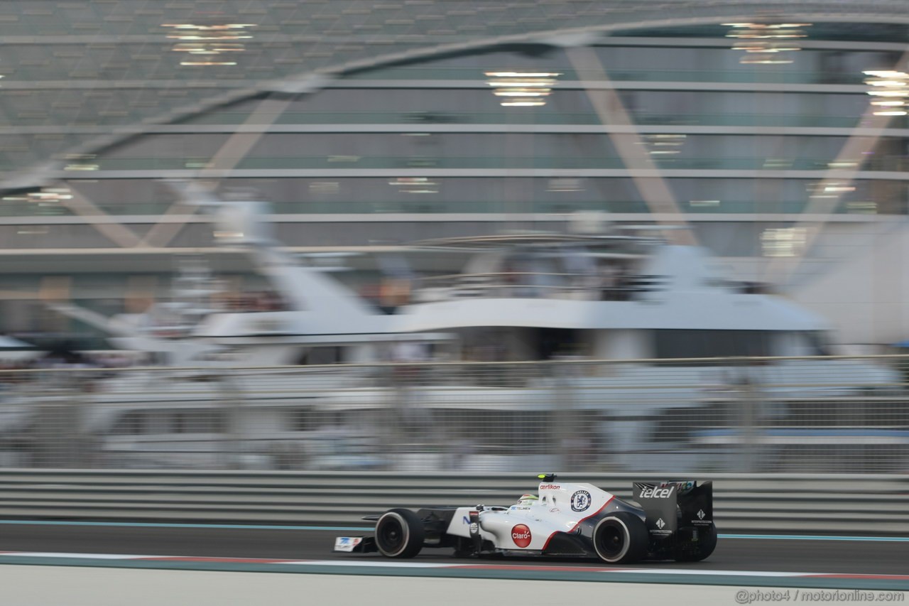 GP ABU DHABI, Prove Libere 2: Sergio Prez (MEX) Sauber F1 Team C31