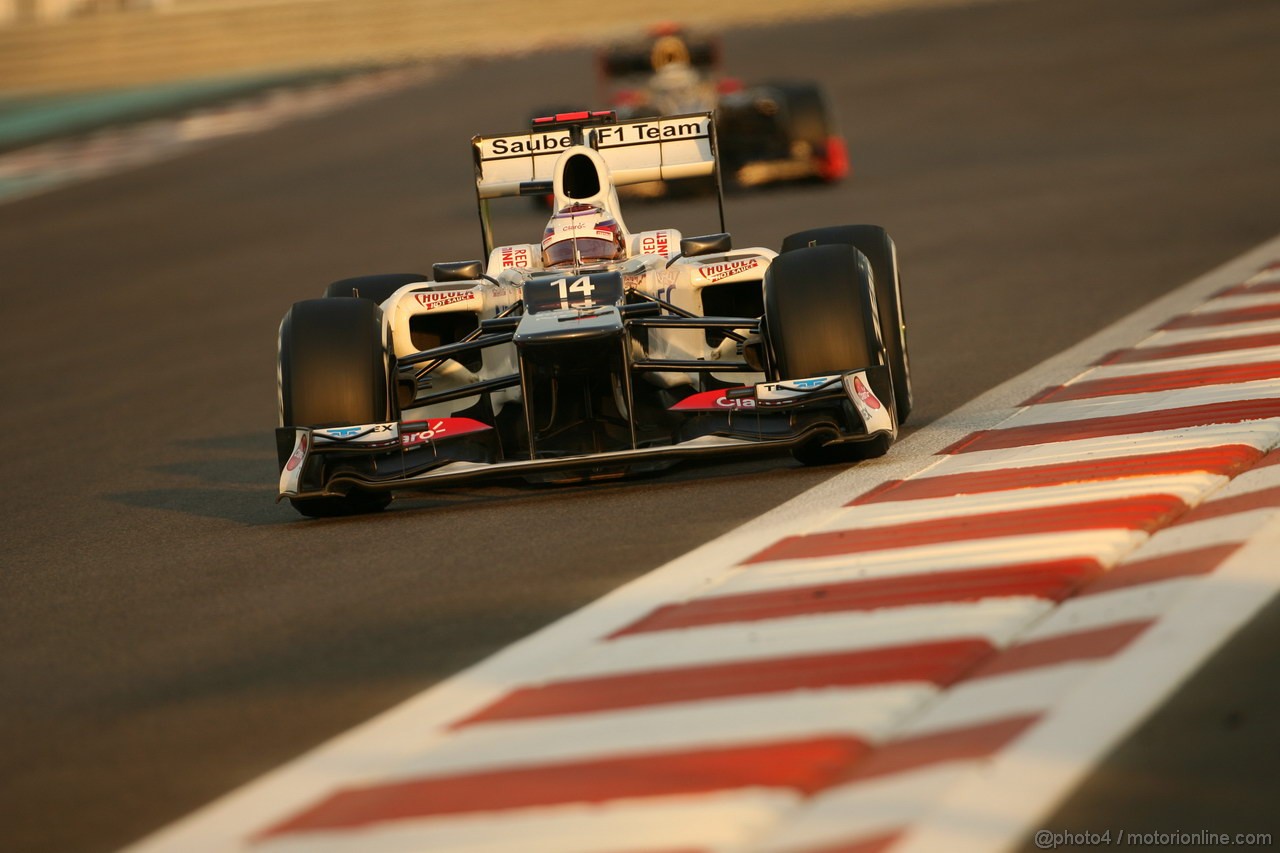 GP ABU DHABI, Prove Libere 2: Kamui Kobayashi (JAP) Sauber F1 Team C31