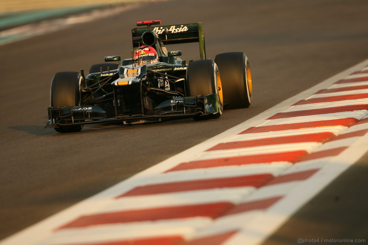 GP ABU DHABI, Prove Libere 2: Heikki Kovalainen (FIN) Caterham F1 Team CT01