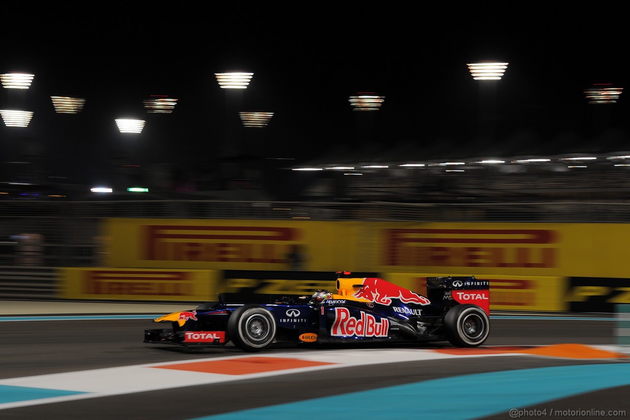 GP ABU DHABI, Prove Libere 2: Sebastian Vettel (GER) Red Bull Racing RB8