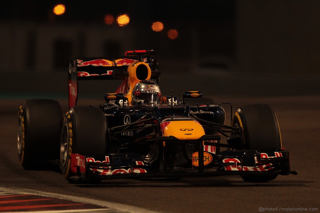 GP ABU DHABI, Prove Libere 2: Sebastian Vettel (GER) Red Bull Racing RB8