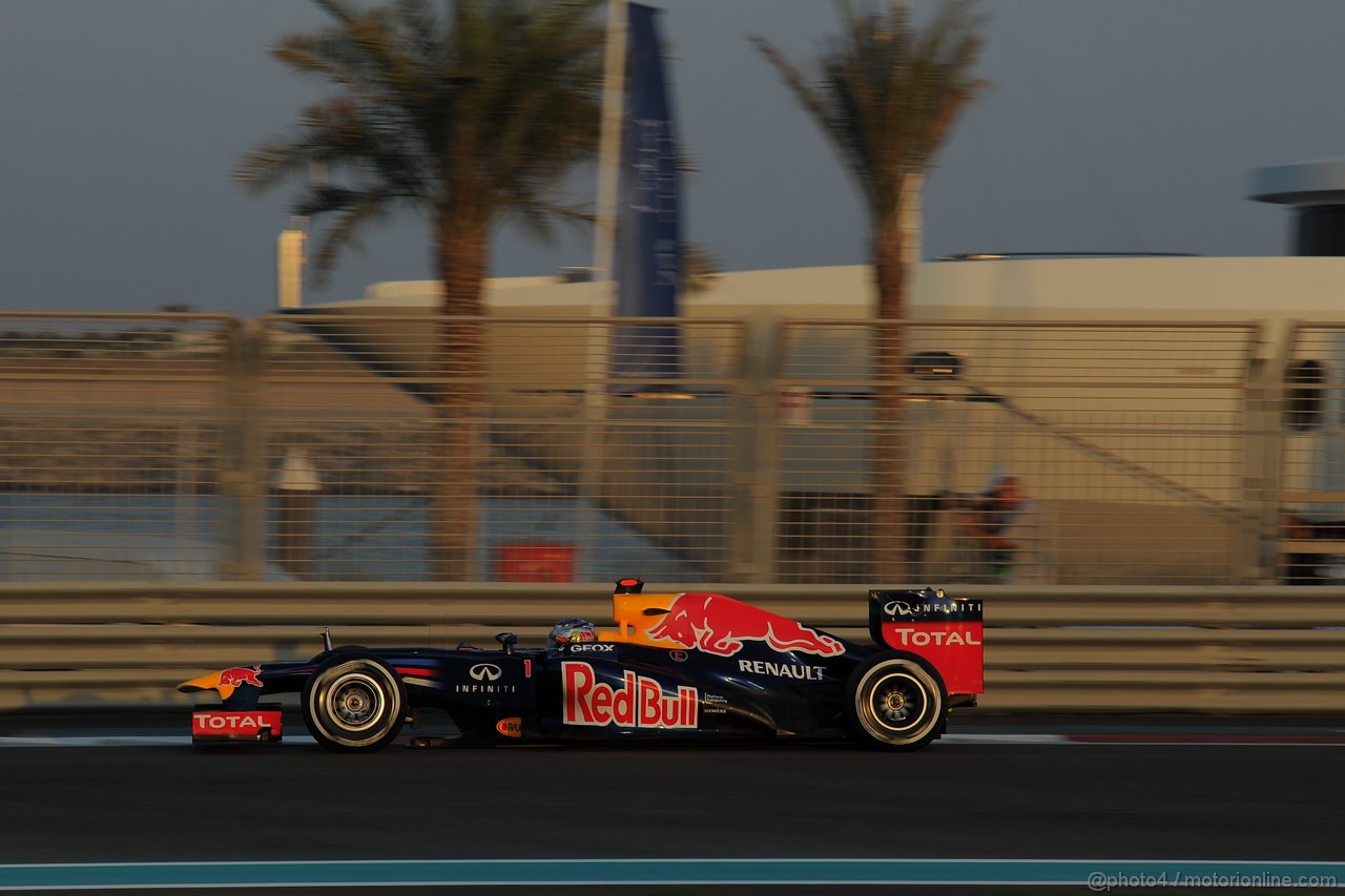 GP ABU DHABI, Prove Libere 2: Sebastian Vettel (GER) Red Bull Racing RB8