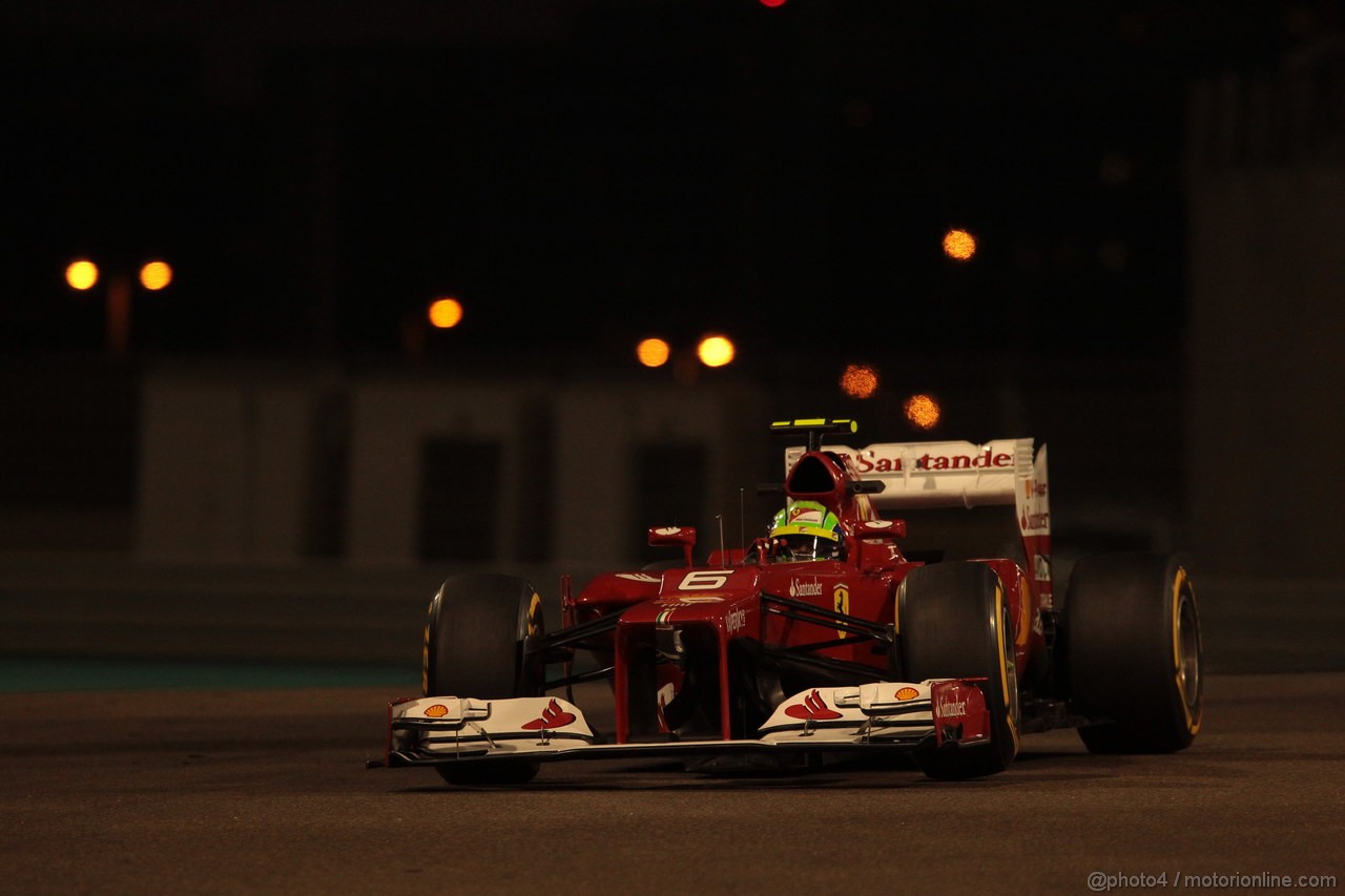 GP ABU DHABI, Prove Libere 2: Felipe Massa (BRA) Ferrari F2012