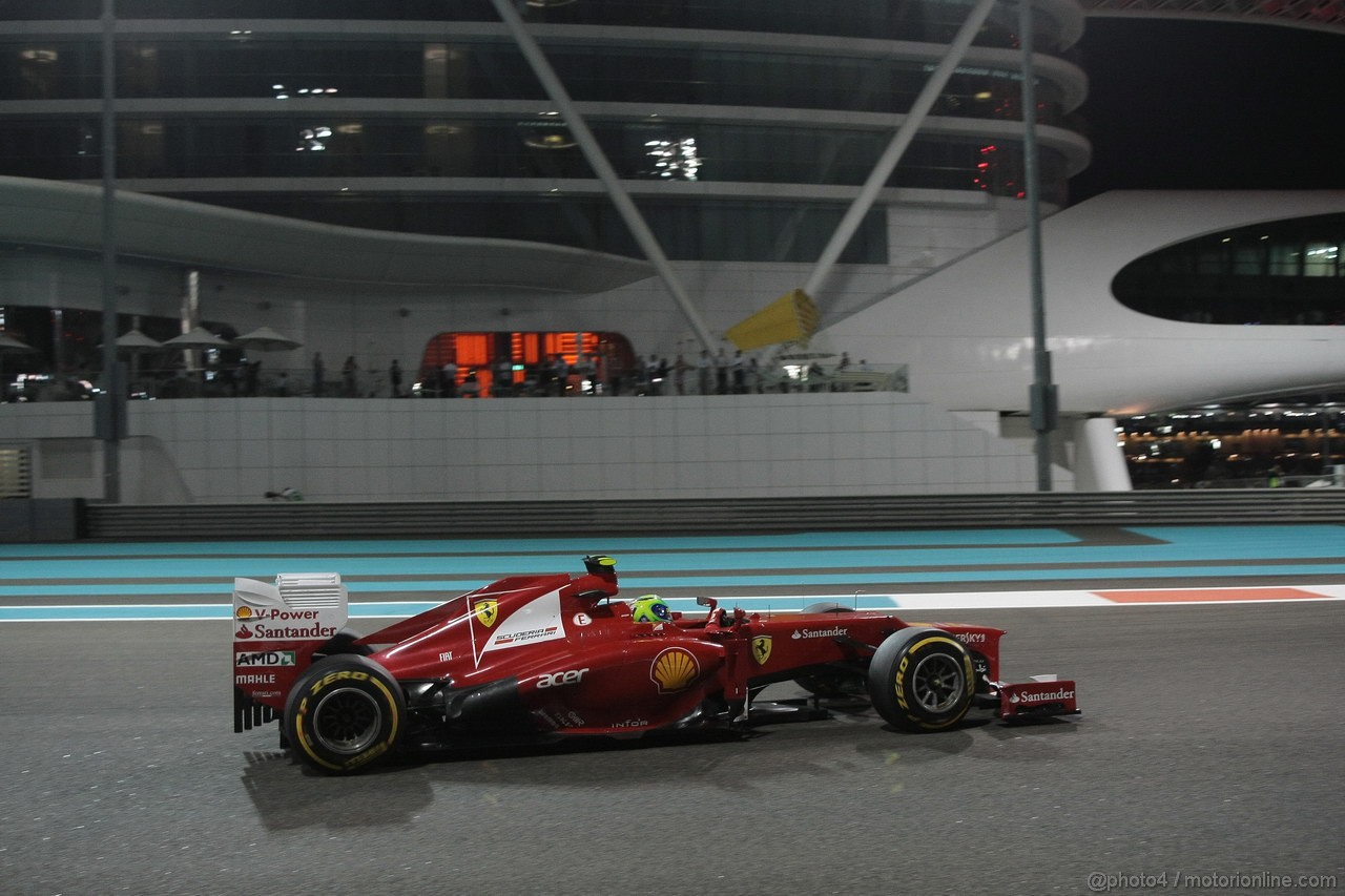 GP ABU DHABI, Prove Libere 2: Felipe Massa (BRA) Ferrari F2012