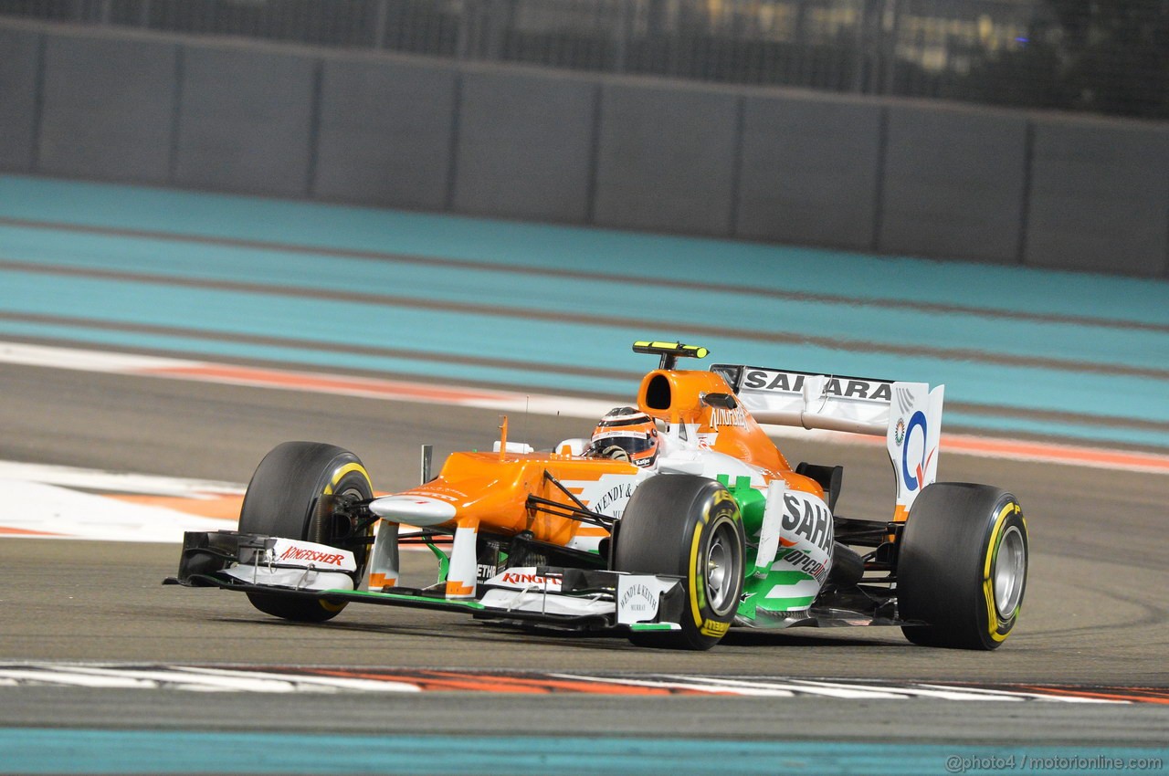 GP ABU DHABI, Prove Libere 2: Nico Hulkenberg (GER) Sahara Force India F1 Team VJM05