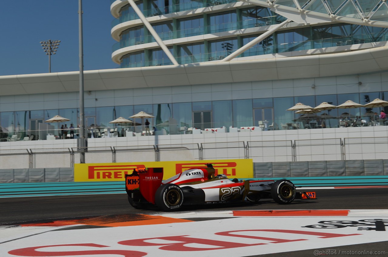 GP ABU DHABI, Prove Libere 1: Ma Qing Hua (CHN) Hispania Racing F1 Team (HRT) Test Driver