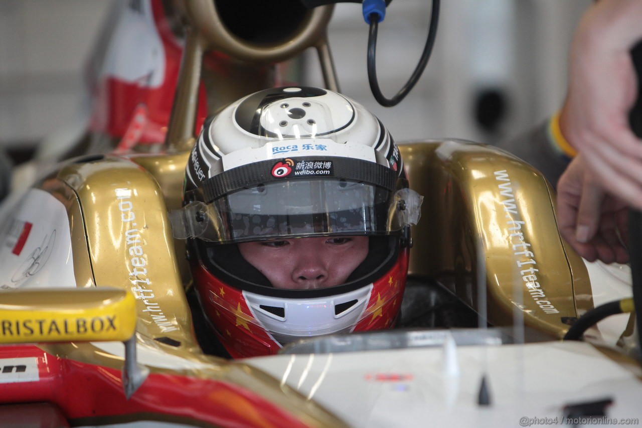 GP ABU DHABI, Prove Libere 1: Ma Qing Hua (CHN) Hispania Racing F1 Team (HRT) Test Driver