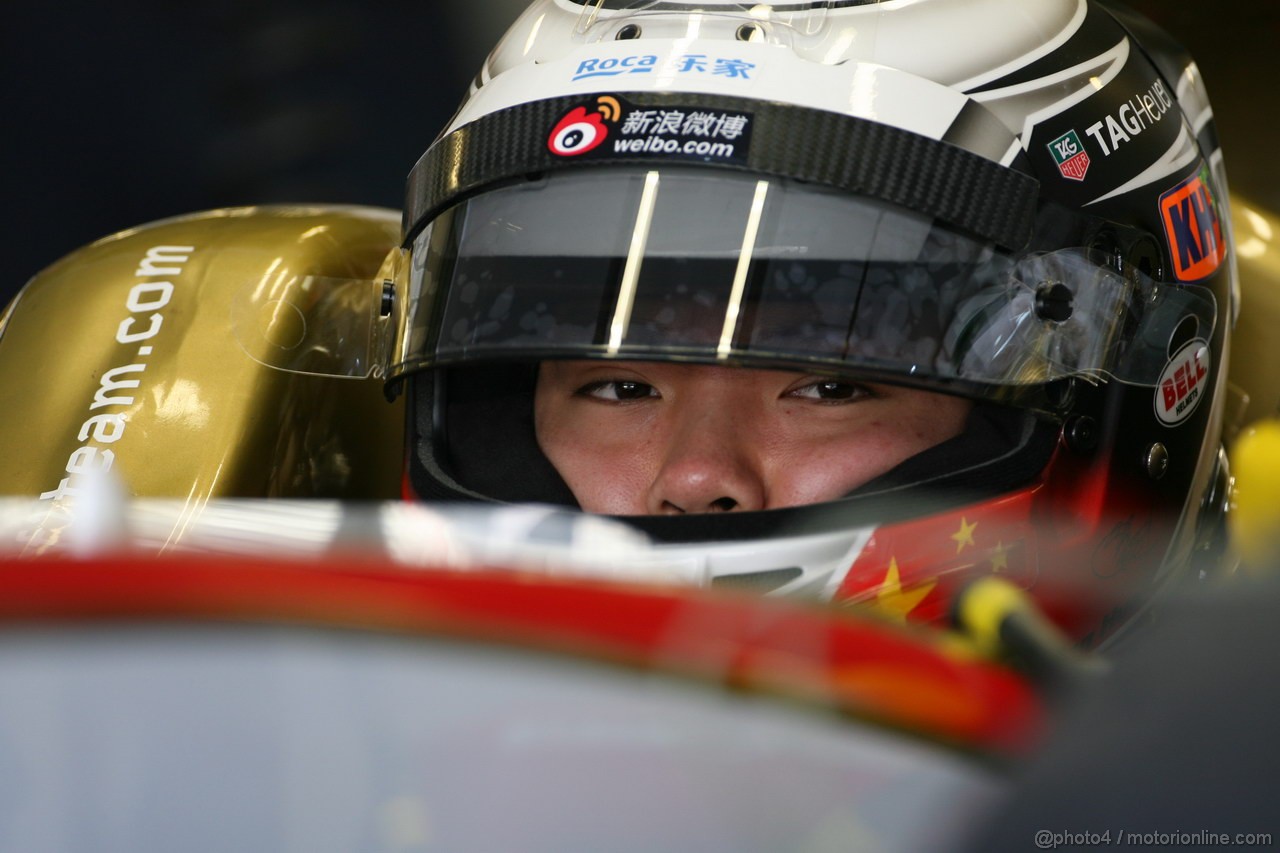 GP ABU DHABI, Prove Libere 1: Ma Qing Hua (CHN) Hispania Racing F1 Team (HRT) Test Driver