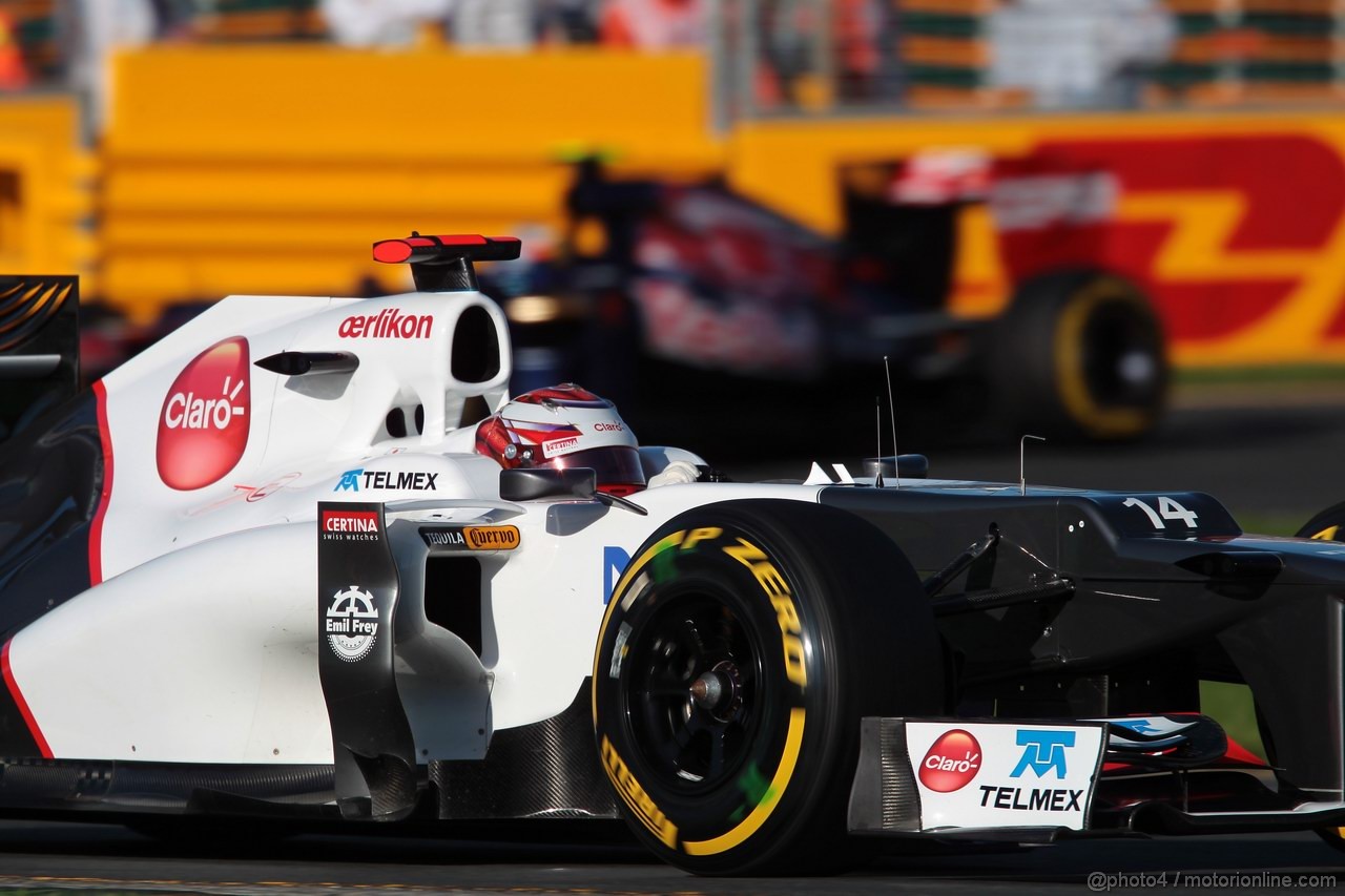 GP AUSTRALIA, Kamui Kobayashi (J) Sauber F1 Team