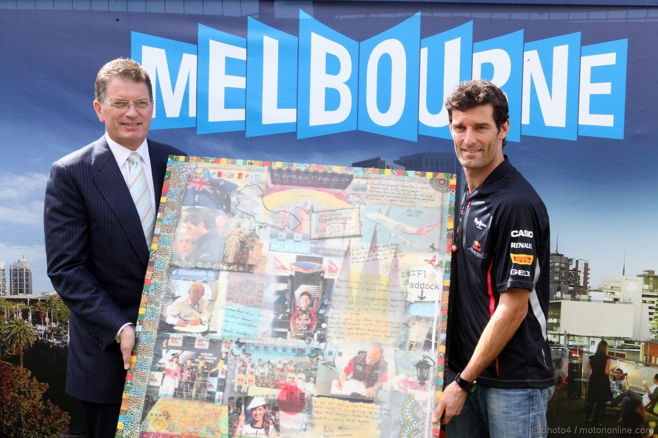 GP AUSTRALIA, Victorian Premier Ted Ballieau & Mark Webber