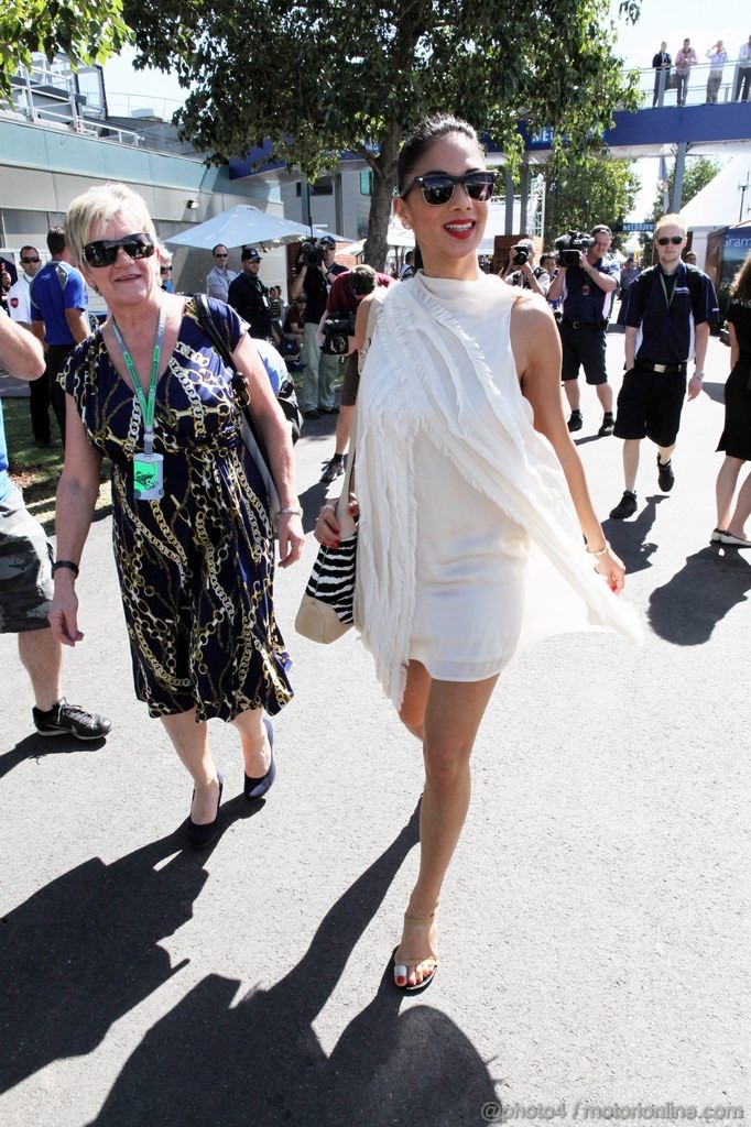 GP AUSTRALIA, Nicolle Scherzinger, girlfriend of Lewis Hamilton