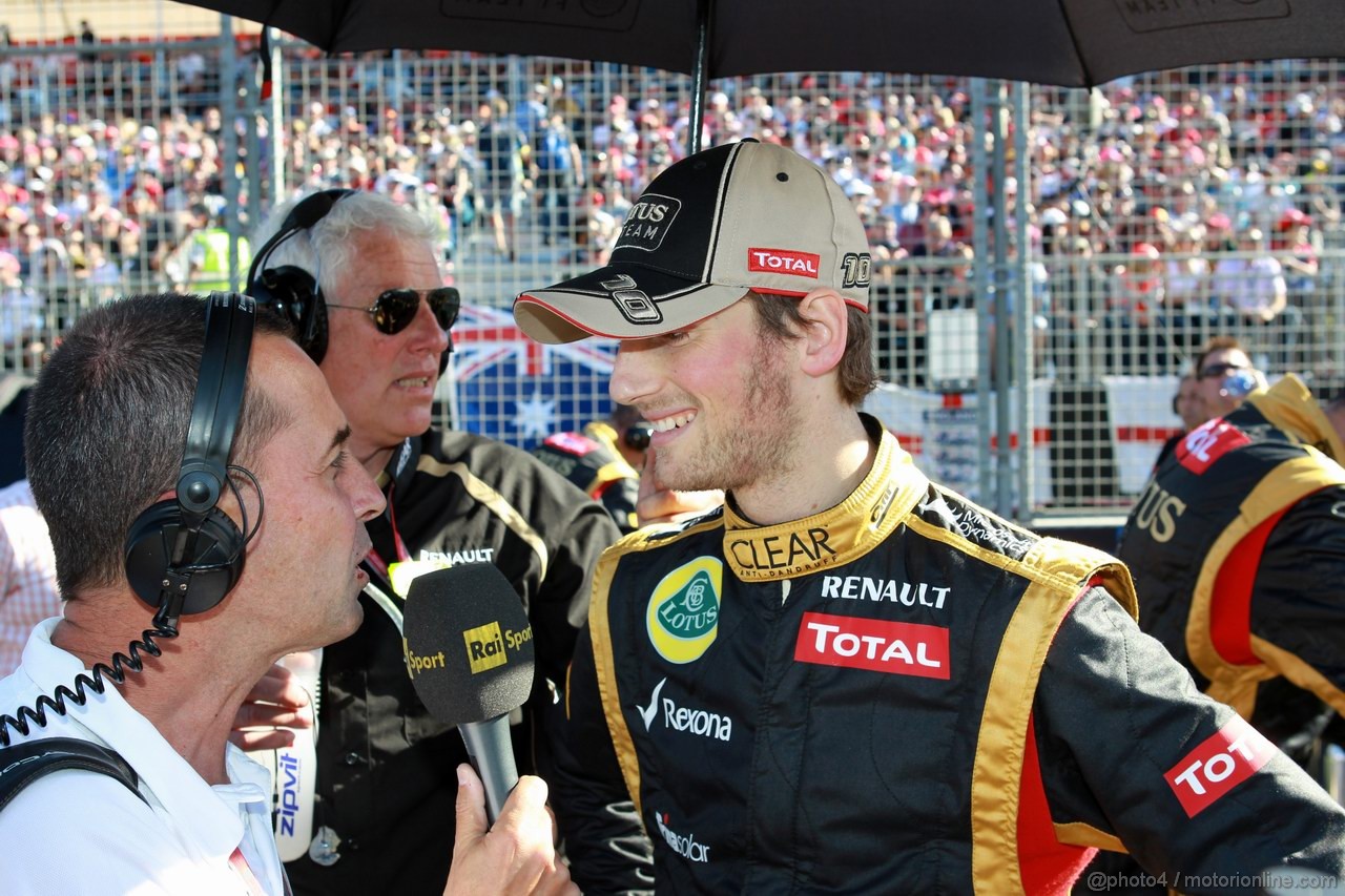 GP AUSTRALIA, Romain Grosjean (F) Lotus F1 Team