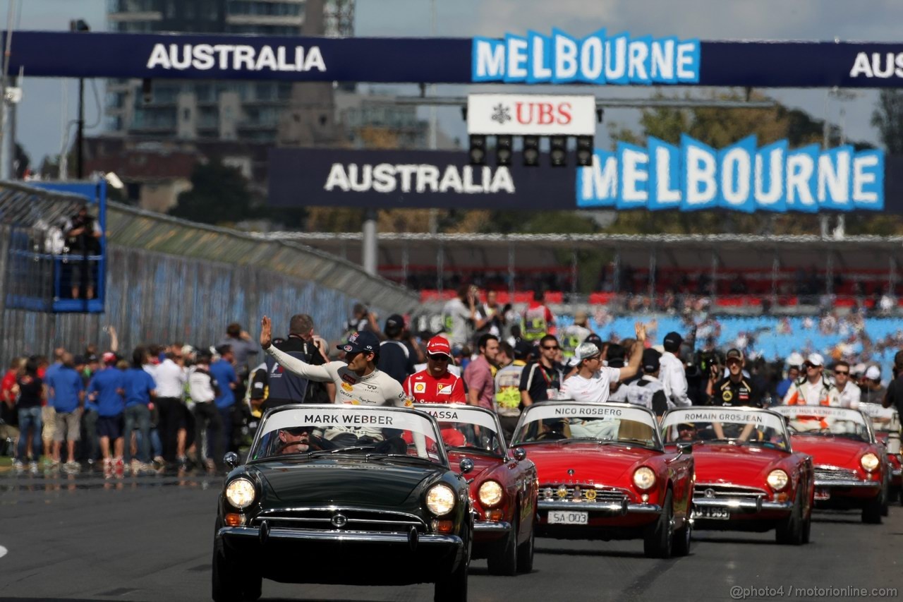 GP AUSTRALIA, Drivers Parade