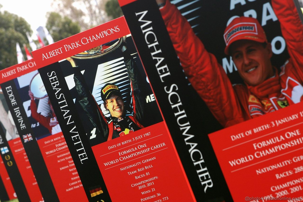 GP AUSTRALIA, Paddock Atmosfera, Sebastian Vettel (GER), Red Bull Racing 