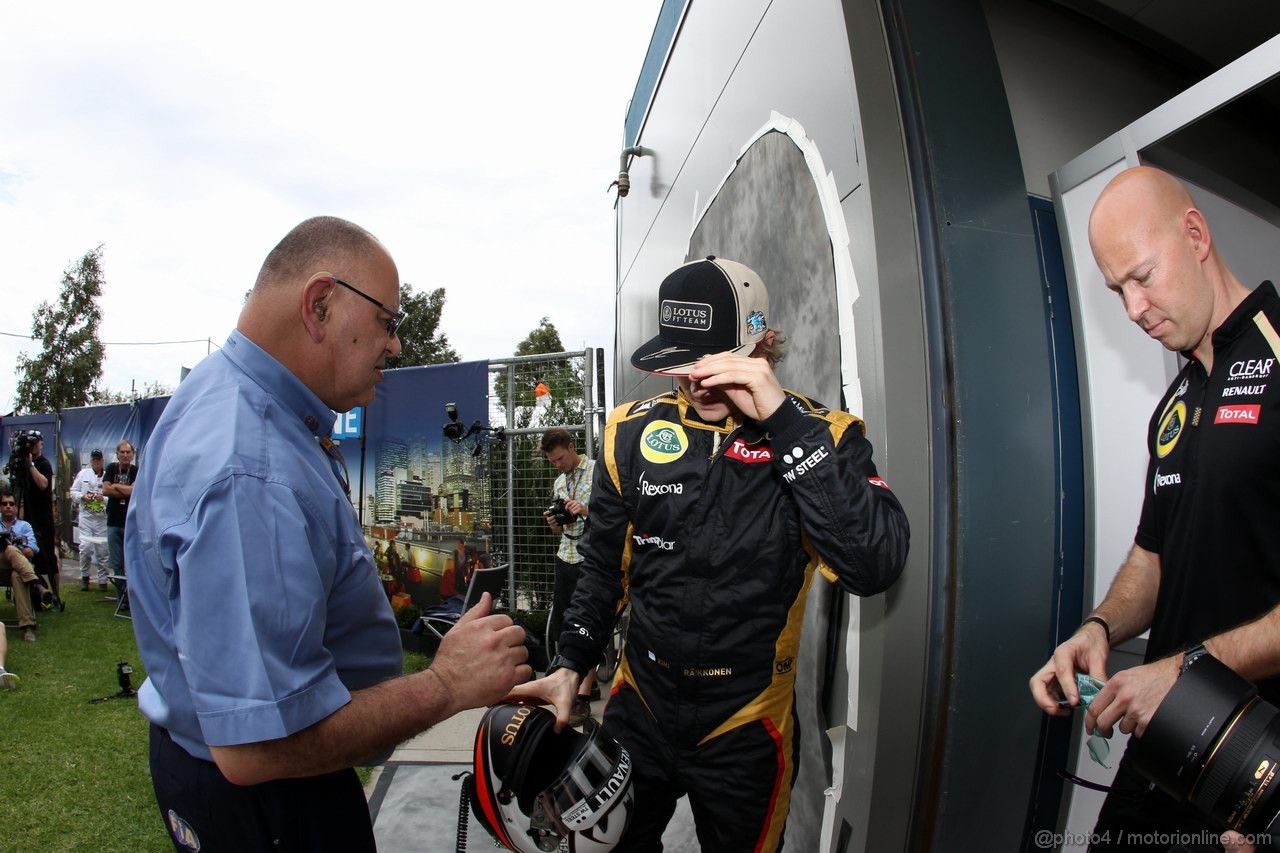 GP AUSTRALIA, Kimi Raikkonen (FIN) Lotus F1 Team