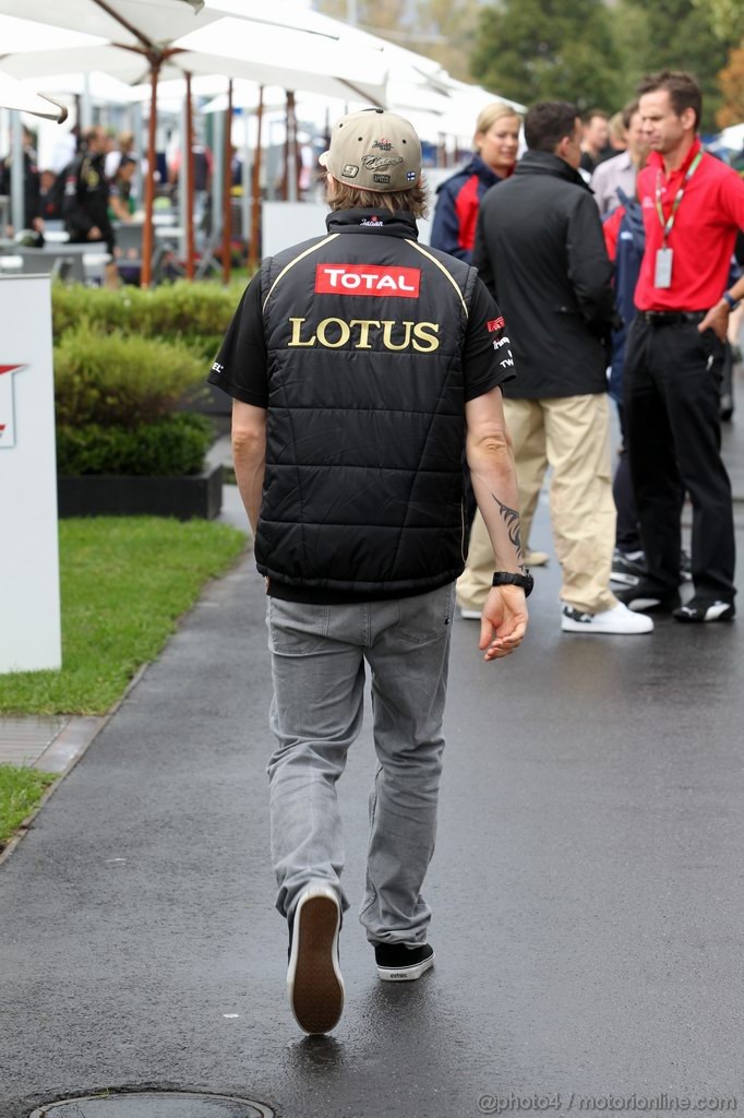 GP AUSTRALIA, Kimi Raikkonen (FIN) Lotus F1 Team