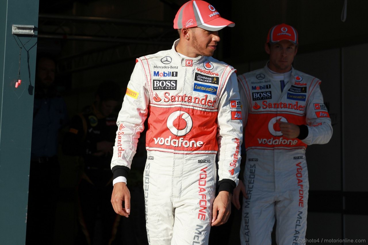 GP AUSTRALIA, Qualifiche Results: 1st place Lewis Hamilton (GBR), McLaren Mercedes, 2nd place Jenson Button (GBR), McLaren Mercedes